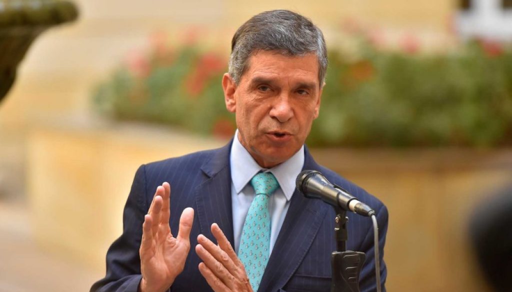 El Ministro para el Posconflicto, Rafael Pardo, foto vía web Presidencia Colombia