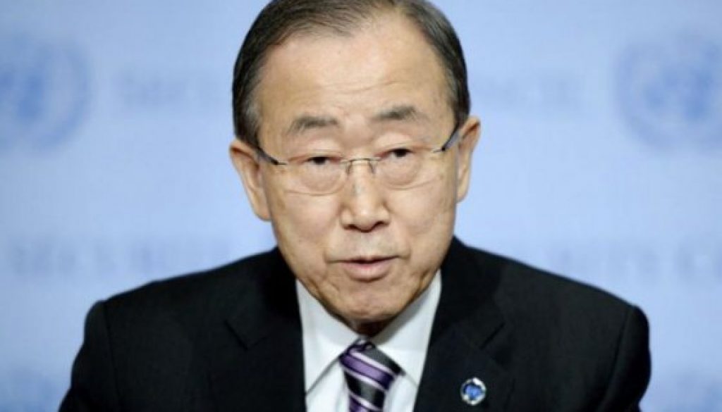 Secretario General de la Organización de las Naciones Unidas, Ban Ki-moon, foto víe EFE