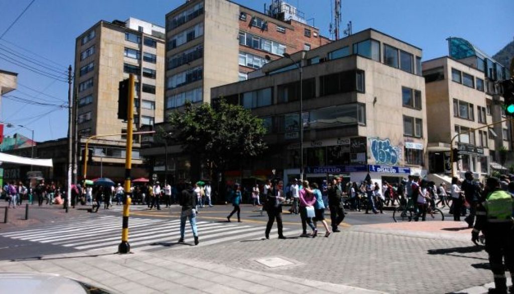 Bogotá, caller, foto vía Publimetro