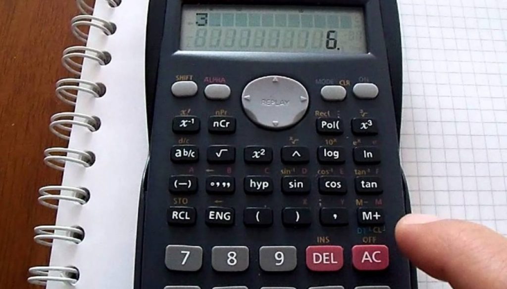 Calculadora, foto vía YouTube