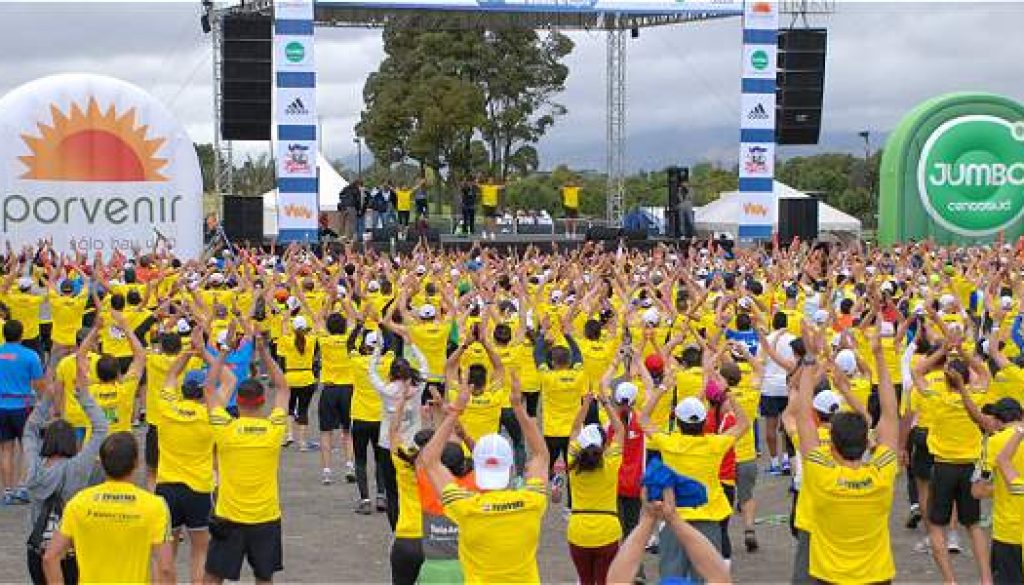 La Media Maratón de Bogotá espera recibir a más de 44.000 atletas, foto vía El Tiempo