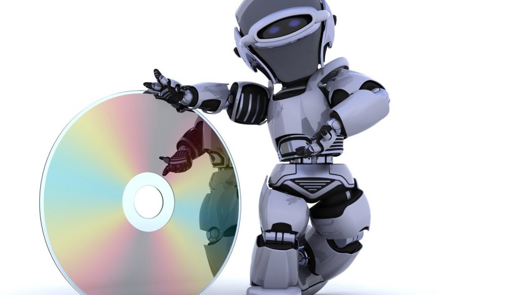 robot, música, foto vía web 1wallpaper