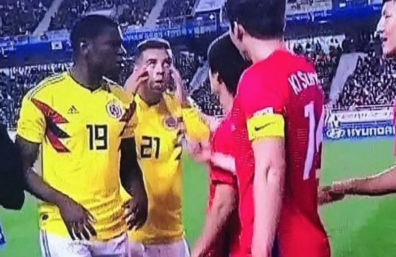Edwin Cardona Sancionado por la FIFA gesto discriminatorio amistoso Corea del Sur
