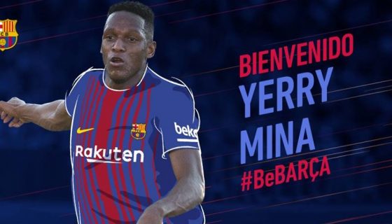 Yerry Mina Barcelona Primer Colombiano