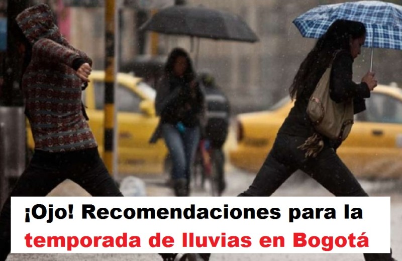 recomendaciones temporada de lluvias Recomendaciones para la temporada de lluvias en Bogotá, foto vía Diario ADN - Radio Universitaria URepublicanaRadio