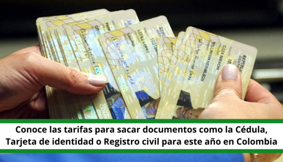 urepublicanaradio_emisora_radio_universitaria_bogota_colombia_Tarifas_Registraduría_para_sacar_documentos_como_cédula_registro_civil_tarjeta_de_identidad_en_Colombia