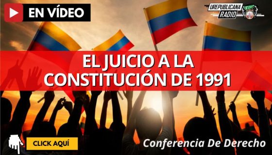conferencia_el_juicio_a_la_constitucion_de_1991_abogados_estudia_derecho_leyes_ deberes_ democracia_la_republicana_universidad_republicana_urepublicana_bogota_colombia