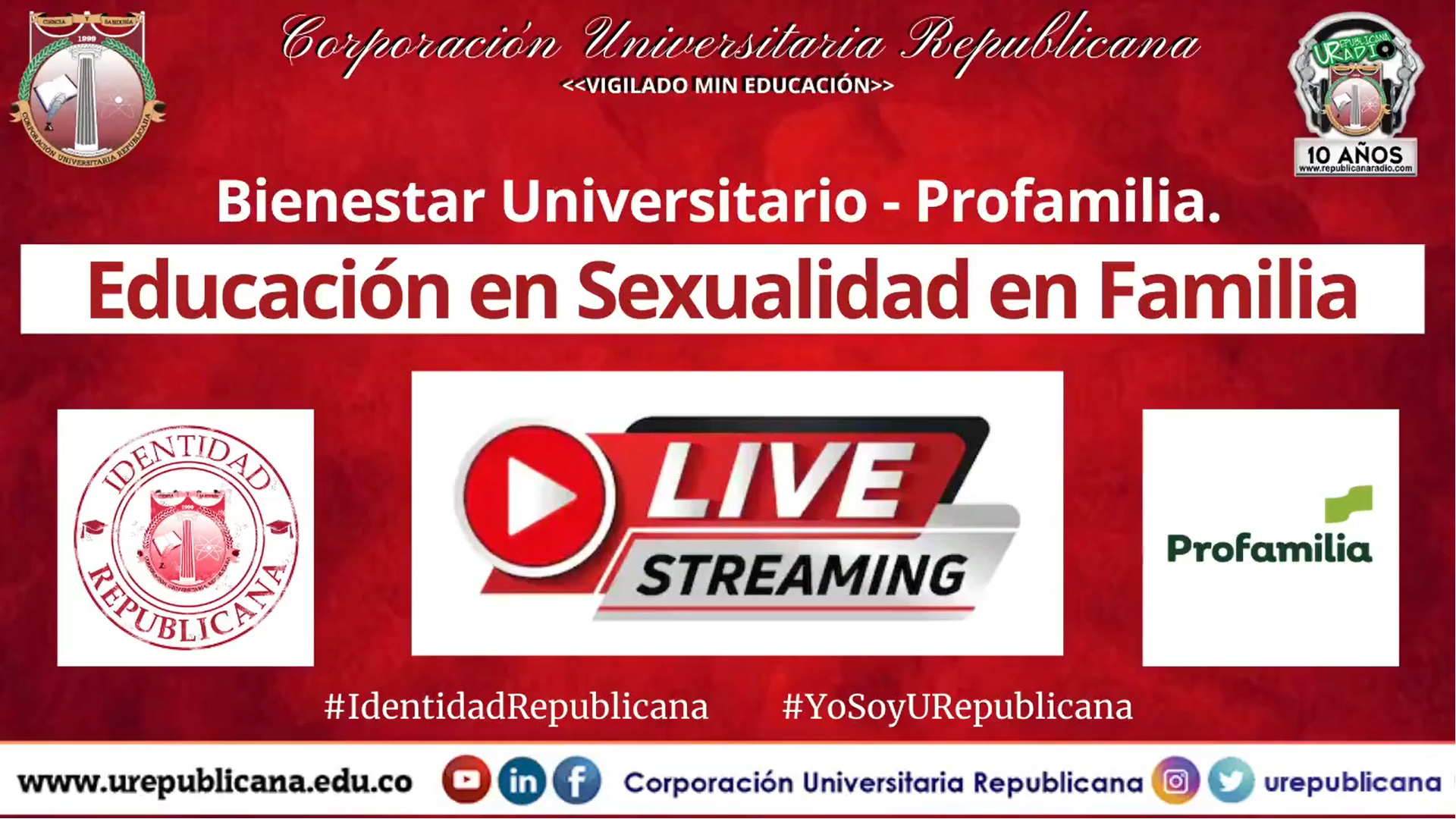 Educación Sexual en Familia – Descubre la forma de conversar sobre salud sexual con Bienestar Universitario y URepublicanaRadio