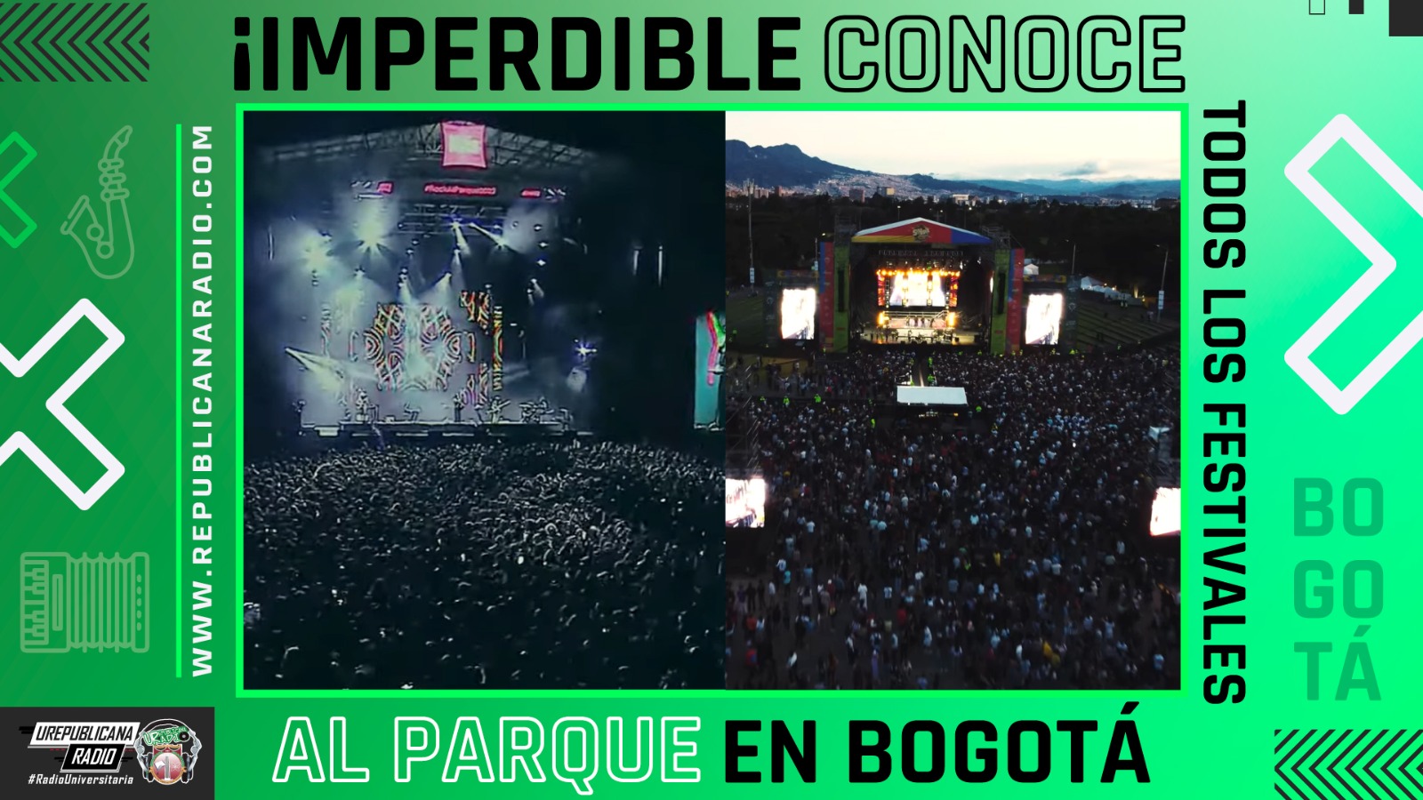 ¡Imperdible!  Conoce todos los festivales al parque en Bogotá