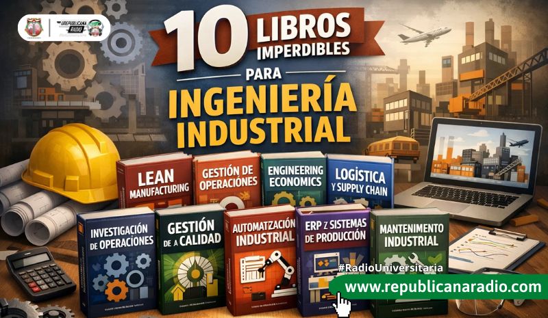 10 libros imperdibles para estudiantes y profesionales de Ingeniería Industrial