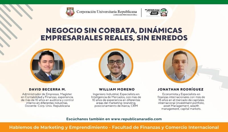 Podcast – Negocio sin corbata, dinámicas empresariales reales, marketing y emprendiemiento