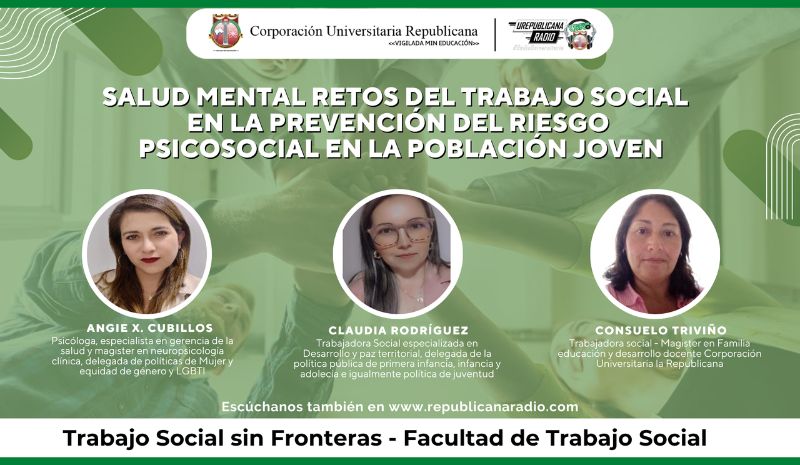 Podcast Salud mental y retos del trabajo social en la prevención del riesgo psicosocial en población joven