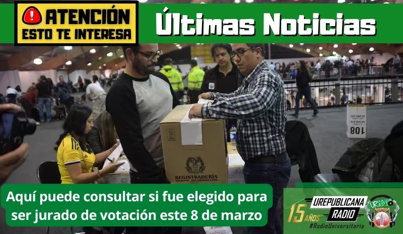 Aquí puede consultar si fue elegido para ser jurado de votación este 8 de marzo